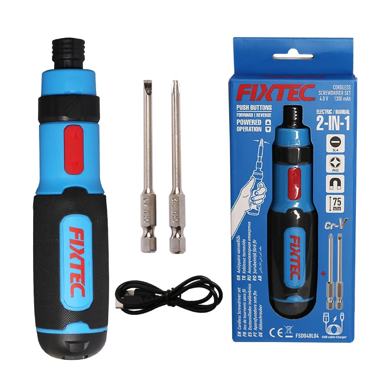 4V Rechargeable Cordless Electric Screwdriver For Household