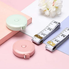 Mini Tape Measure Retractable Body Measurement Tape Measuring Ruler Double Scales Metric Meter Ruler Tailor Craft Measuring Tool
