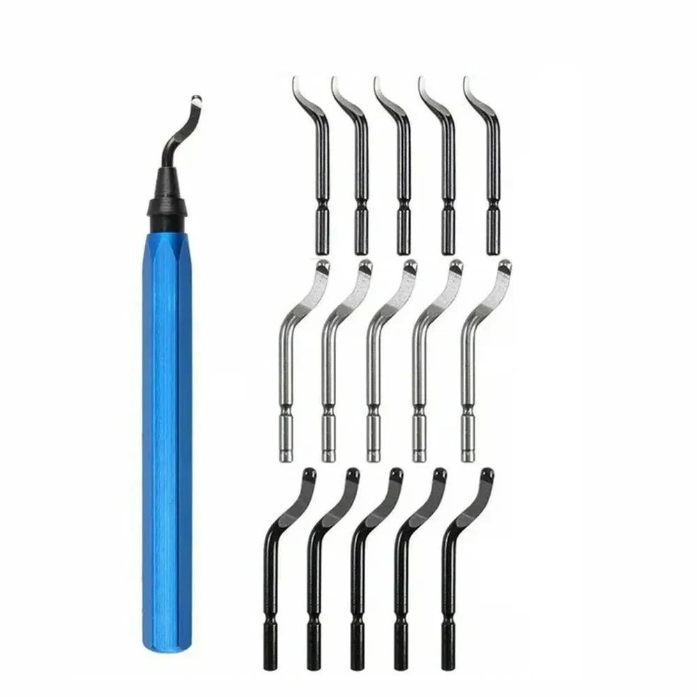 Rotary Deburr Tube Reamer and DIY Edge Cutter Combo: Burr Cutter, Scraper, Deburring Tool, Router Bit, Trimming Knife, Tool Part
