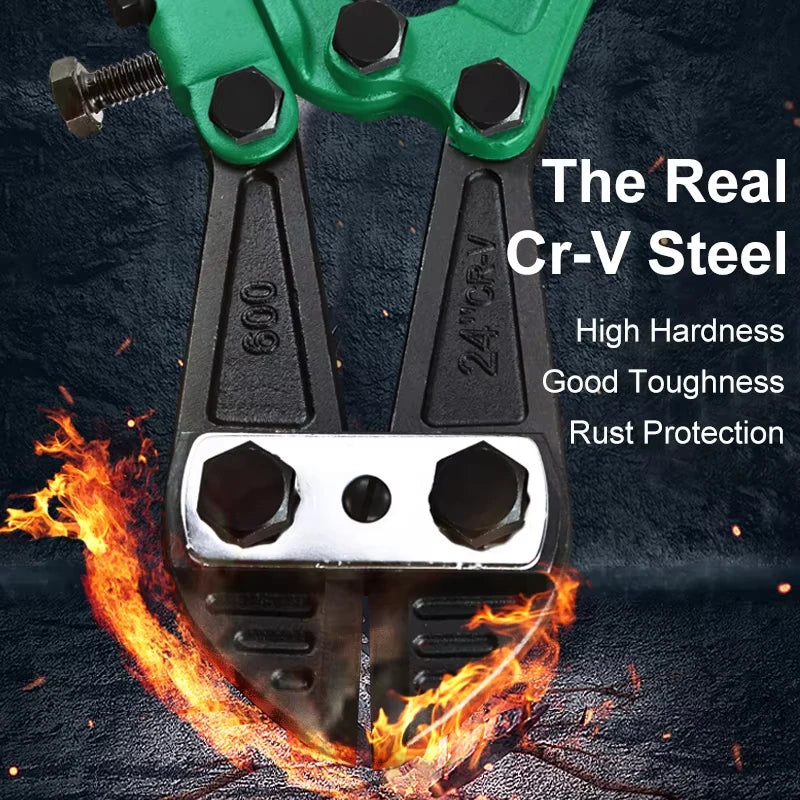 12 Inch 14 Inch Bolt Cutter Heavy Duty Rebar Cutting Pliers Cr-V Steel Thicken Wire Cutter for Lock Chain Cutting