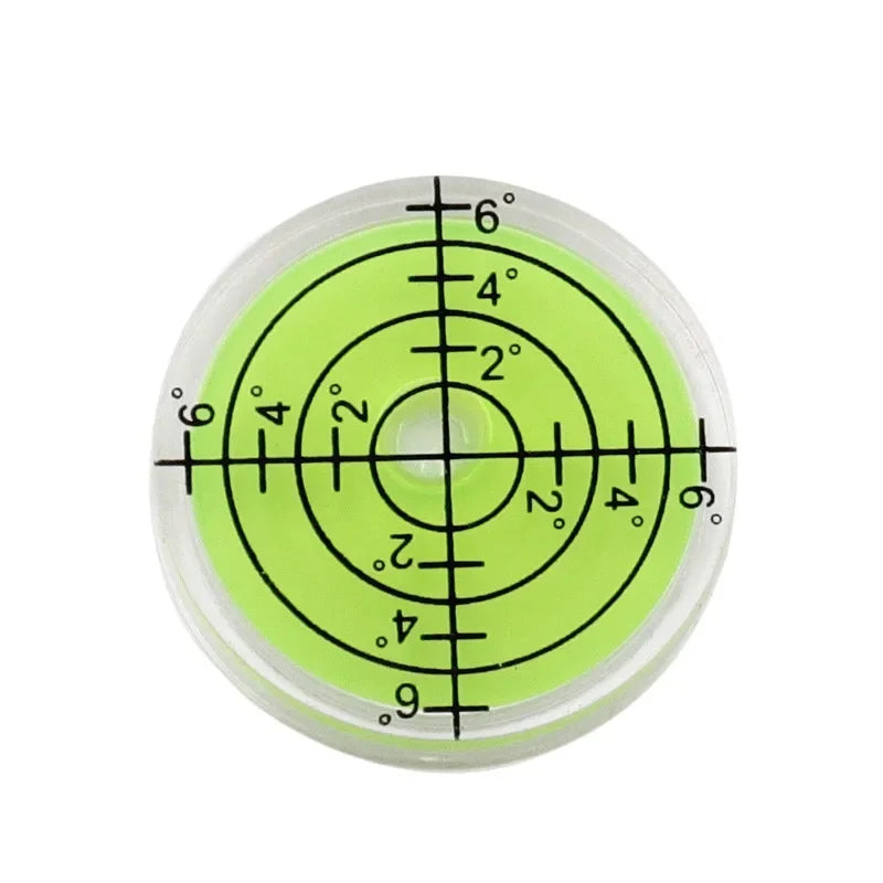 Universal Spirit Level Bubble 32x7mm Mini Bullseye Level for Tripod Furniture