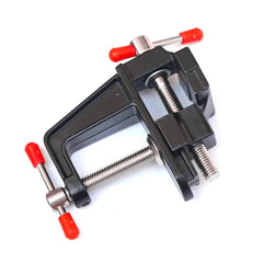 Mini Bench Vise Small Table Bench Vise Clamp Steel Screw And Handle For Household Diy Woodworking Hand Tools Aluminum Black