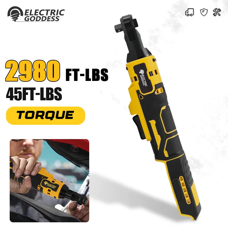 Electric Ratchet Wrench DCF512 20V Battery Cordless Driver DCF512 Removal Screw Nut 3/8" Driver Power Tools Impact wrench