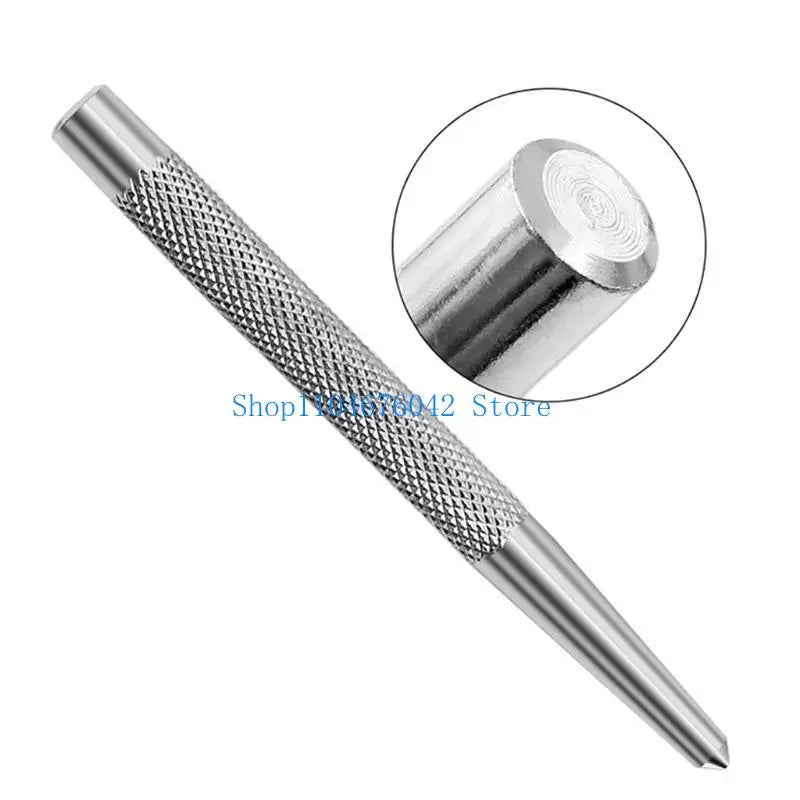 652F Super Strong Automatic Center Punch 5 inch Black Steel Spring Loaded Center Hole Punch with Adjustable Tension
