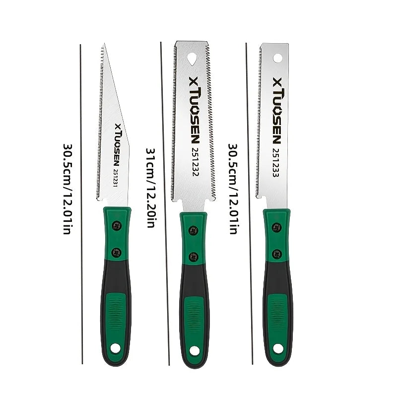 Hand Saw, Precision Jab Saw & Drywall Saw, Ergonomic Handle Hand Tools for Wood, Drywall, Plastic, DIY Cutting, Pruning