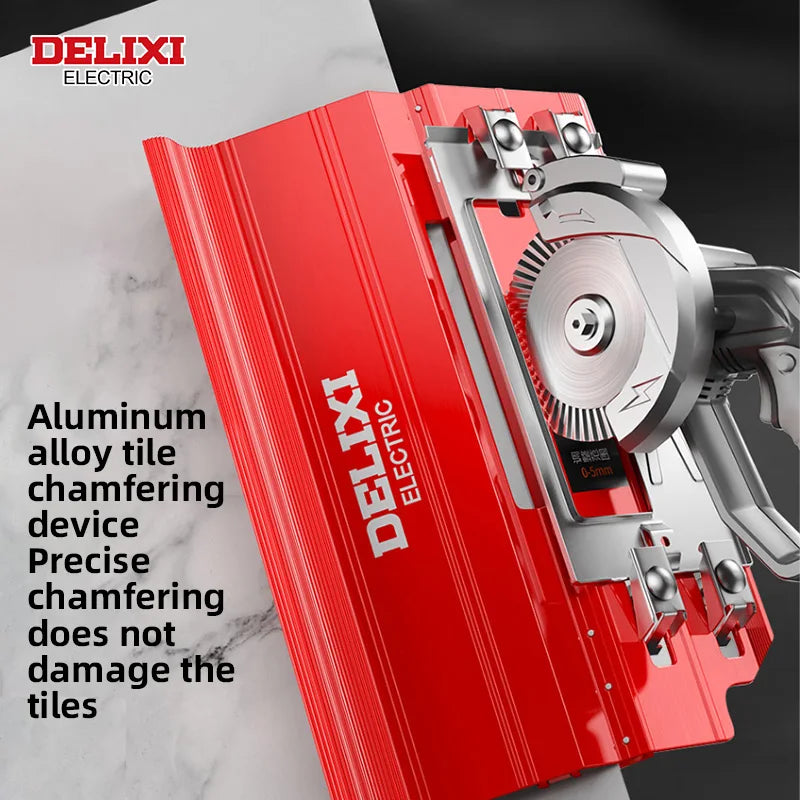 DELIXI ELECTRIC Mitered Corner Cutter Aluminum Alloy 45° High Precision All-in-One Specialized for Tile Beveling & Woodworking