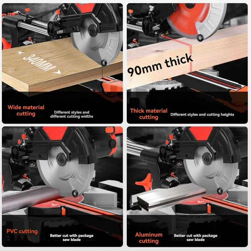 Miter Saw With Large Table Saw For Woodworking Woodworking Specific Oblique Cutting Saw Angle Saw With Laser