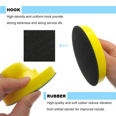 5/6 Inch Hand Sanding Block PU Foam Sandpaper Backing Polishing Pad