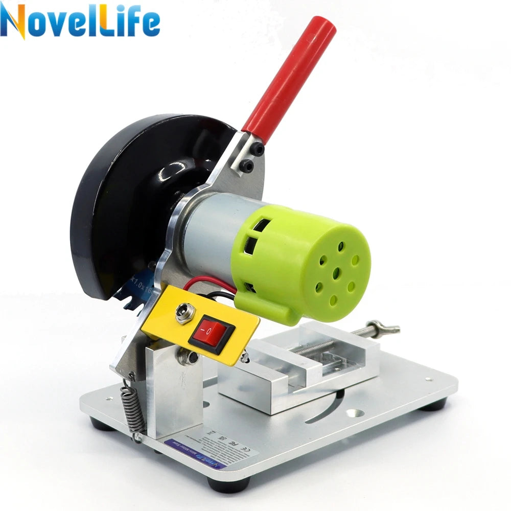 Multifunction Mini Miter Saw 4 inch Benchtop Cut Off Chop Machine DIY Hobby Wood Model Craft Tool 775 Motor 105mm Circular Blade