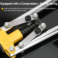 Manual Rivet Gun Suitable For Wall And Wooden Board Core Pulling Nail Fixation Double Handle Labor-Saving Core Pulling Rivet Gun