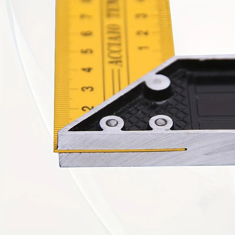 Metal Carpentry Squares, L-Shaped Frame Right Angle Ruler, Durable Steel Square Tool for Woodworking and Framing