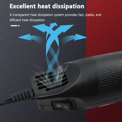 EU/US Hot Air Gun Soldering Temperature Blower Gun DIY Crafts Electric Power Hot Dryer Mini Heat Gun For Shrink Tubing Car Wrap