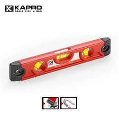 Kapro-Magnetic Spirit Level, 45 ° Horizontal Vertical Bubble Level, Tough Rubber Construction Leveling Tool, 23cm