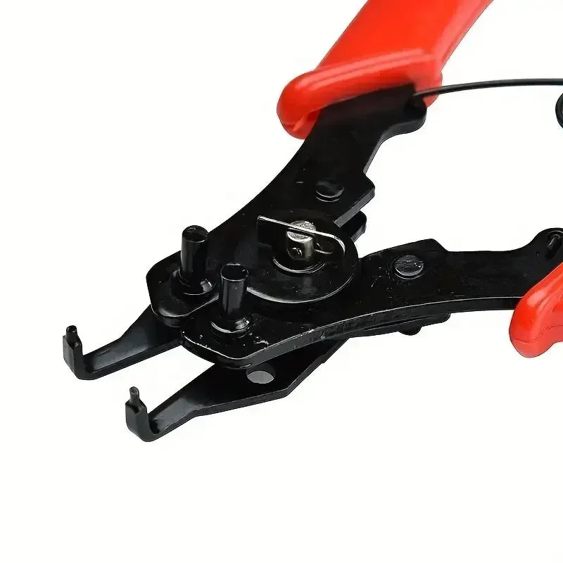 Multifunctional 4 In 1 Circlip Pliers Set Snap Ring Pliers Multi Crimp Removable Plier Head Retaining Circlip Pliers Hand Tools