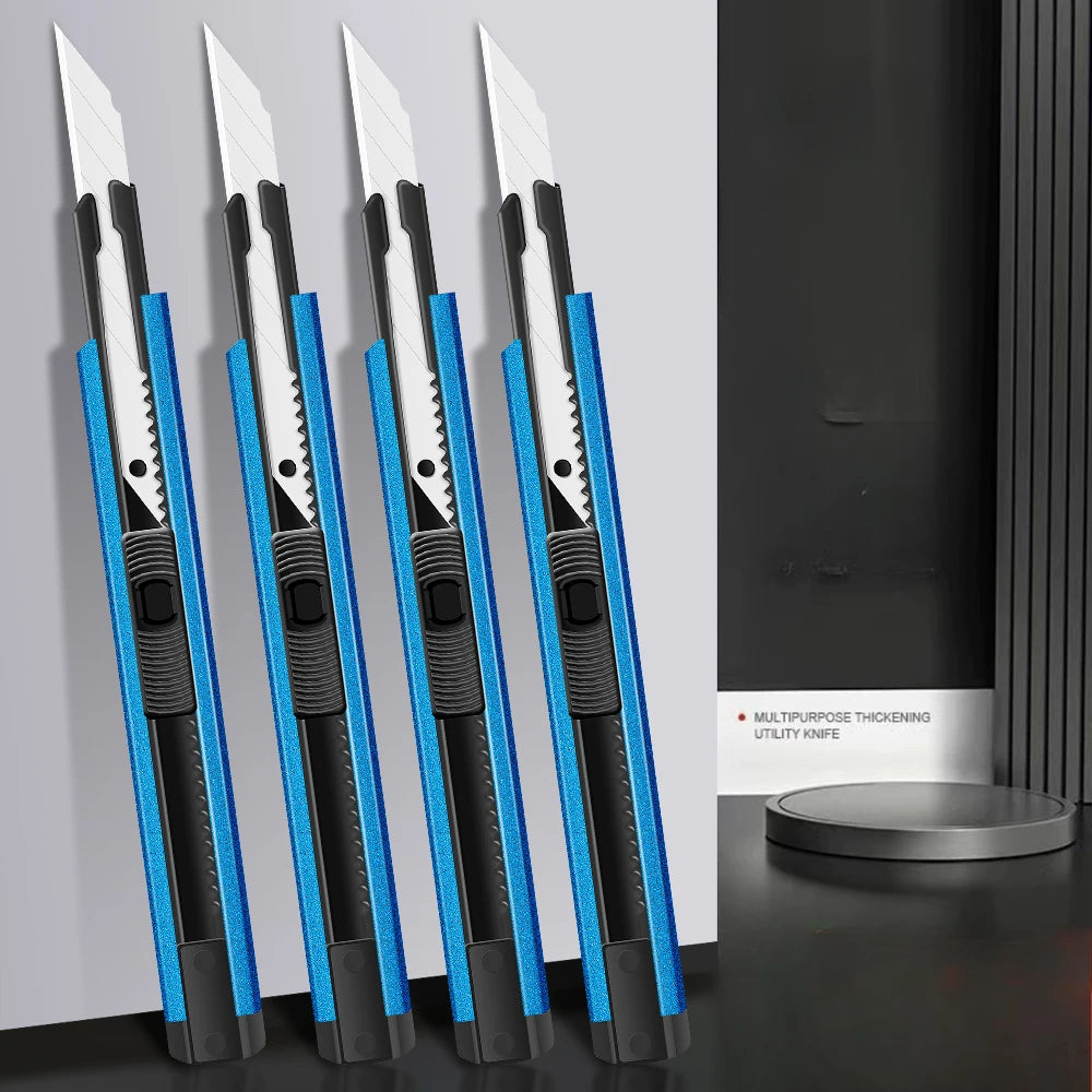 1 PC Utility Knife Box Cutter - Retractable Utility Knife with Snap-off Blade - Office Stationery & School Supplies.