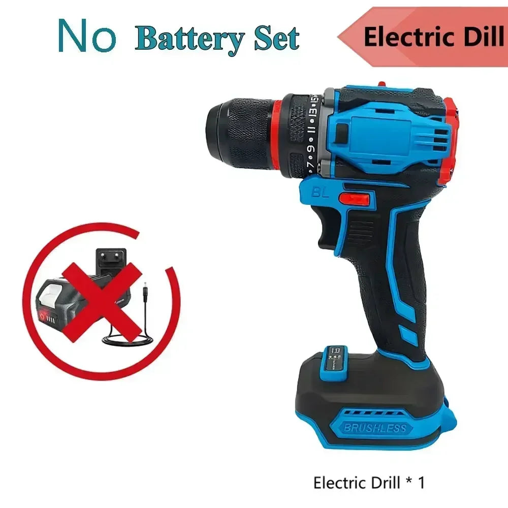 Cordless Brushless Electric Drill 18V