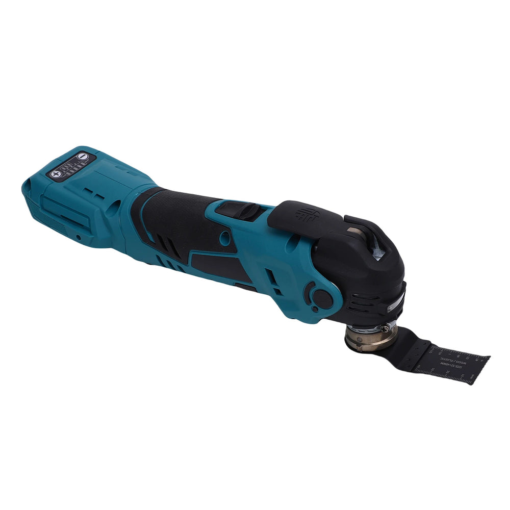 Oscillating Tool Cordless Oscillating Multi-function Cutting Machine 5 Variable Speed 8000-22000RPM with 2pcs Metal