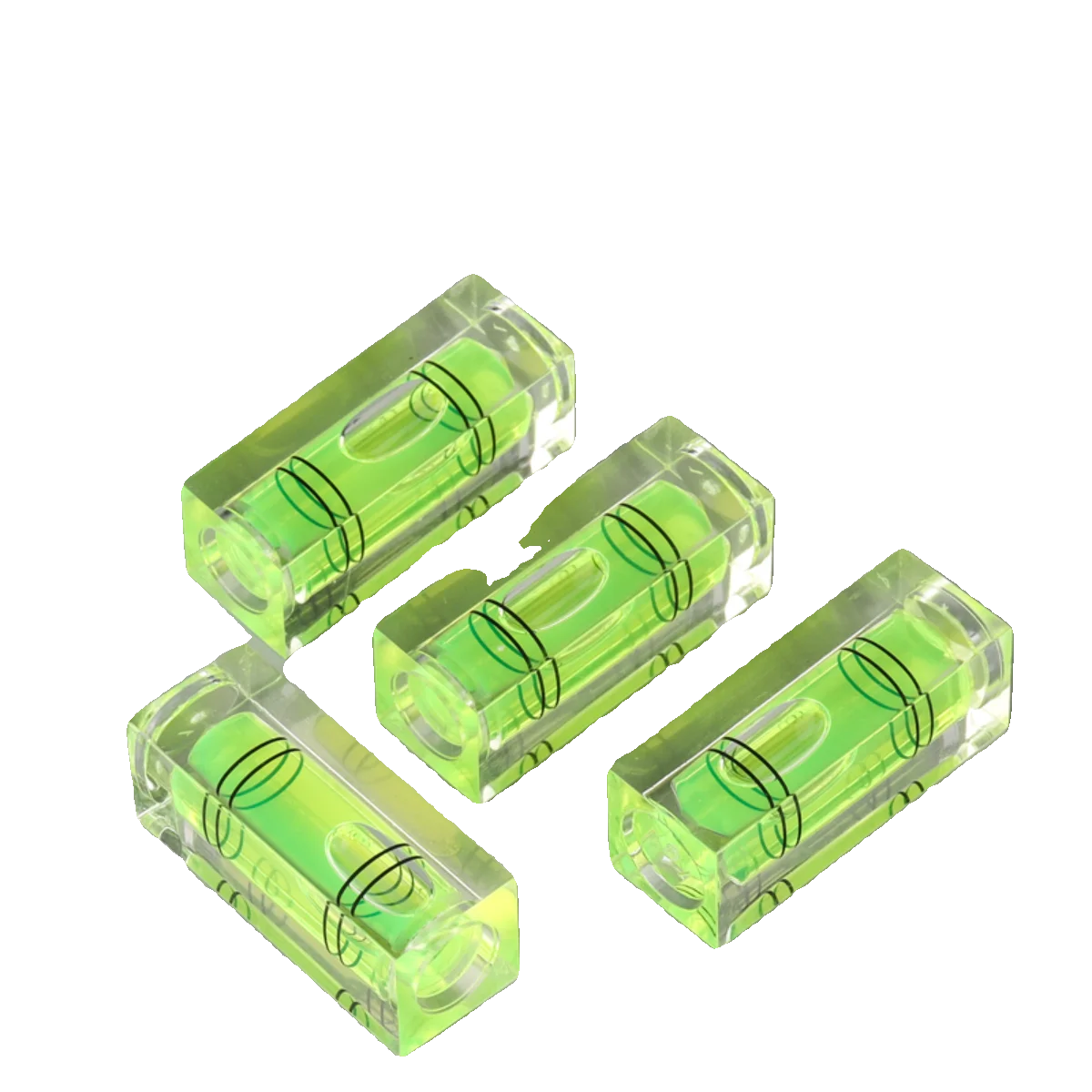 Large Square Dual Line Bubble Level Mini Spirit Level Small Leveling Tool with Mini Bubble
