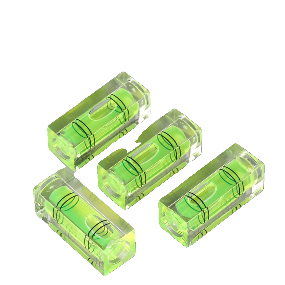 Large Square Dual Line Bubble Level Mini Spirit Level Small Leveling Tool with Mini Bubble