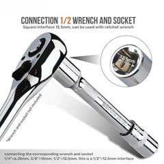 1/2"Socket Extension Rod 1/2" Drive Socket Extension Bar For Ratchet Wrench Use Essential Hand Tool Set  75mm 125mm 100mm 150mm