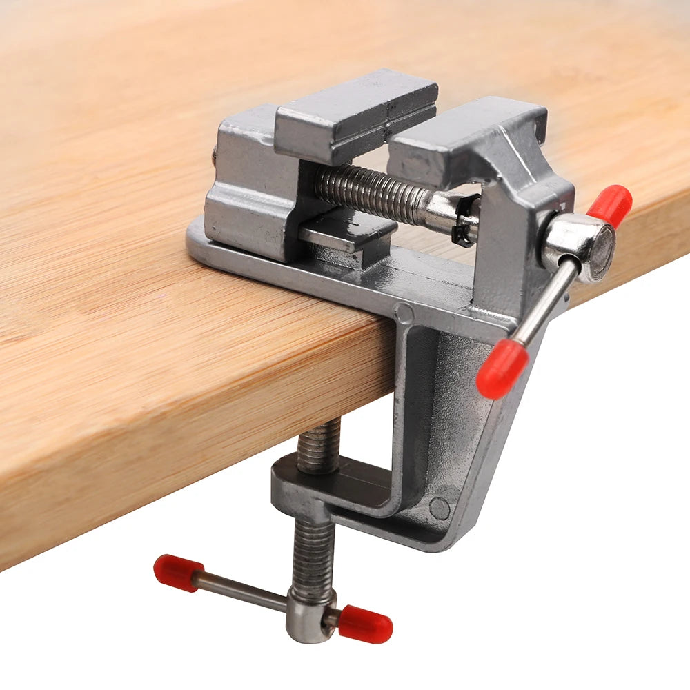 Portable Mini Table Vise Clamp for Small Work Hobby Jewelry Diy Craft Repair Tool Work Table Vise Tool Quick Positioning Fixture
