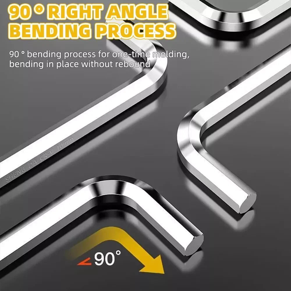 8/11 Pcs Metric Allen Wrench Set Inch Wrench L Wrench Keys Size Easy To Carry in The Pocket Short Arm Vehicle Hexagon key set