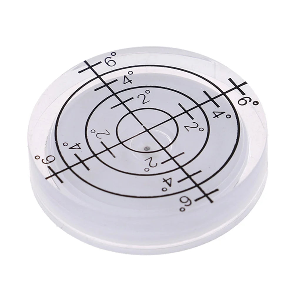 1pc 32x7mm Universal Level Spirit Level Bubble Bullseye Level Bubble Spirit Level Round Circular Measuring Meter Measuring Tool