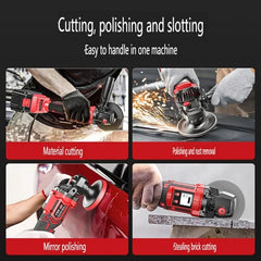 New Brushless Angle Grinder High-power Handheld Grinder Cutting Machine Small Polishing Machine Household Portable Electric Tool