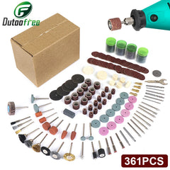 361PCS Power Tools Dremel Rotary Tool Accessory Set Fits for Dremel Drill Grinding Polishing Dremel Accessories