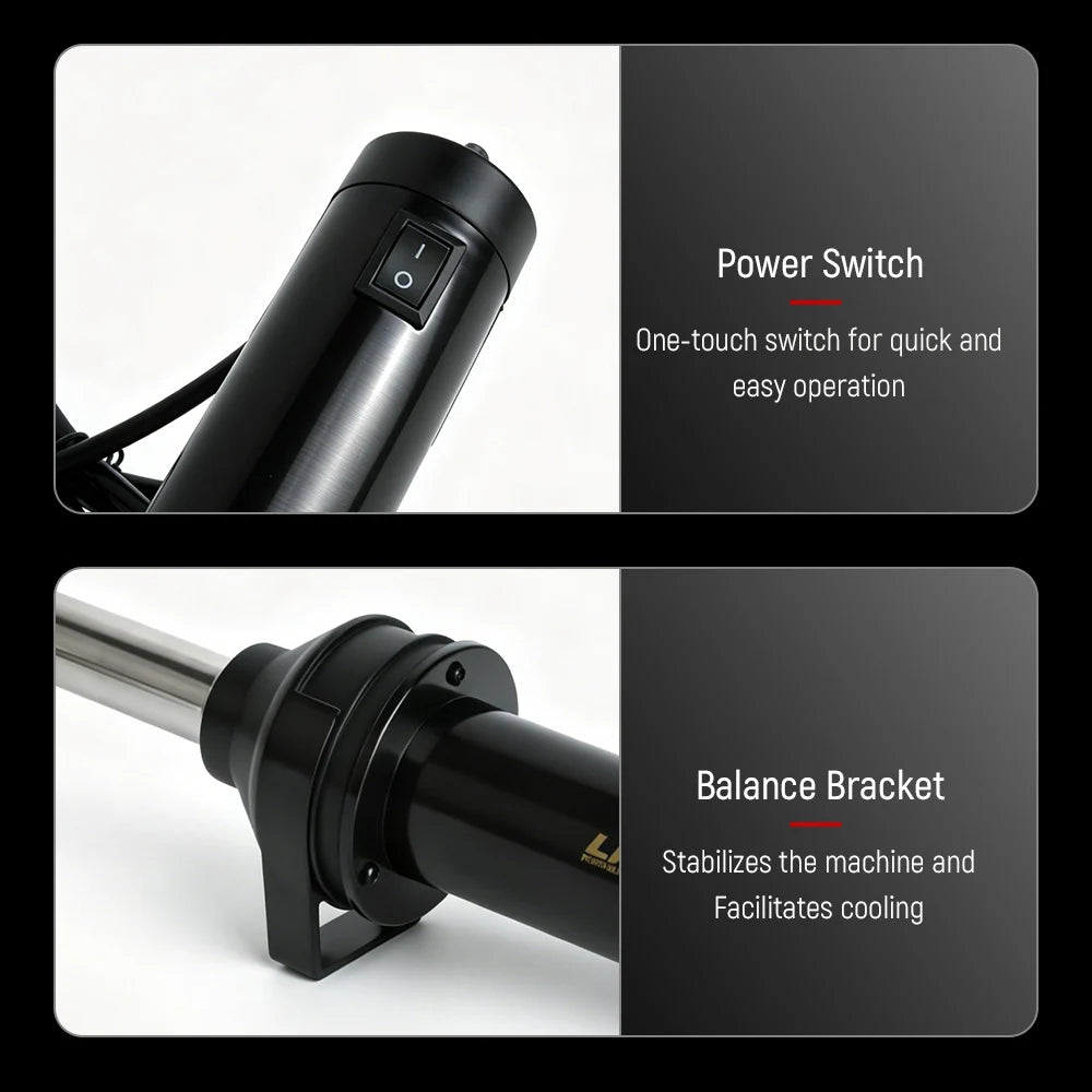 Soldering Station 8032 Portable Heat Hot Air Gun 220V 540W BGA Rework Solder Station Hot Air Blower Soldering Hairdryer
