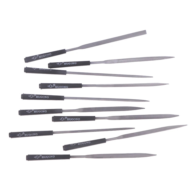 10pcs/set Steel Rasp Needl Filing Metal Needle File Set Wood Rasp Metal Polishing Hand File Tools