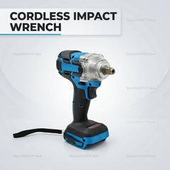 Cordless Electric Impact Wrench Brushless Hand Drill No Battery Heavy Duty Power Tool for Automotive Construction Repair and DIY