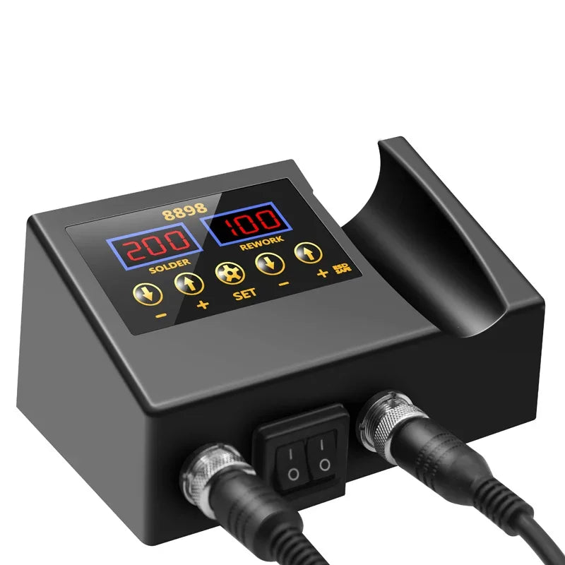 8898 Soldering Station Portable Digital Hot Air Gun  Rework Solder Station Hot Air Blower Heat Gun Desoldering VS 8586D 8586