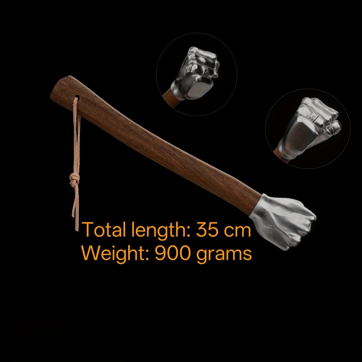 Stainless Steel Hammer with Wooden Handle- High Hardness, Durable, and Rust-Resistant, Ideal for Outdoor Use, Multi-Purpose Tool