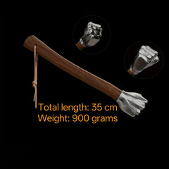 Stainless Steel Hammer with Wooden Handle- High Hardness, Durable, and Rust-Resistant, Ideal for Outdoor Use, Multi-Purpose Tool