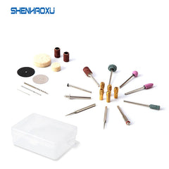24 Pcs Dremel Accessories Rotary Tools Set Abrasive For Electric Drill Wood Metal Engraving Cutting Grinding Carving Polishing
