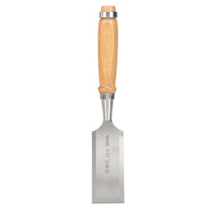 Wooden Handle Flat Chisel Woodworking Tool Hardware Tools Industrial Accessory Chrome Vanadium Alloy Steel 38mm Chisel