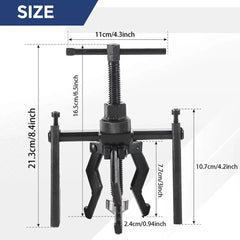 Car Inner Bearing Puller Gear 3-Jaws Extractor Heavy Duty Auto Repair Hand-Held Removal Tool Car Jaw Bearing Puller
