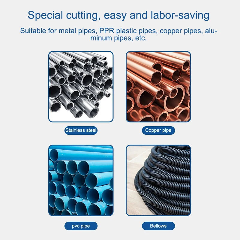 Metal Pipe Cutter Hand Cutting Tools Cut Copper Steel Aluminum Plumbing Tool 3-22mm Pipe Tubing Cutter Zinc Alloy