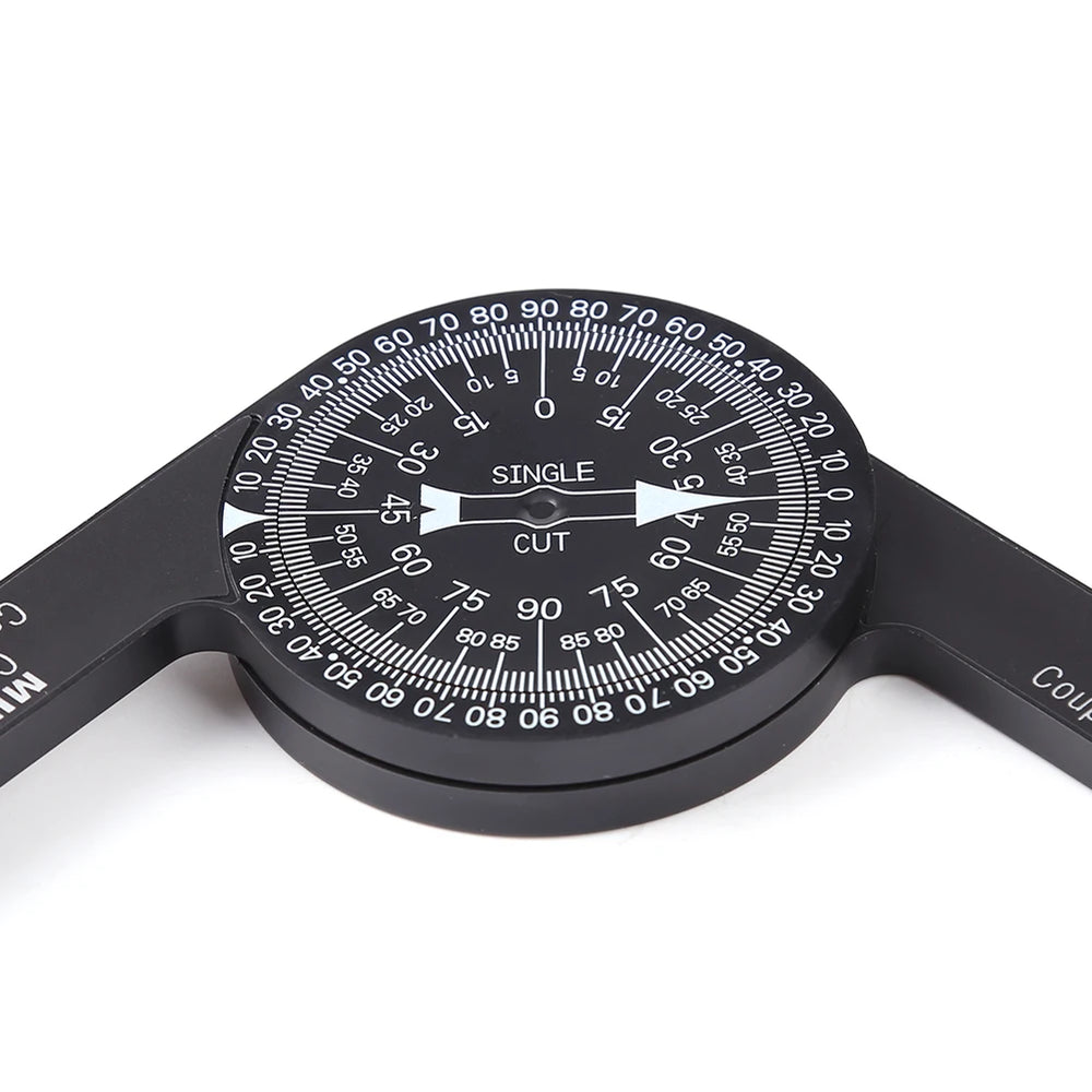 Miter Saw Protractor High Precision 360° Horizontal Angle Finder Woodworking Cutting Positioner for Carpenters Plumbers