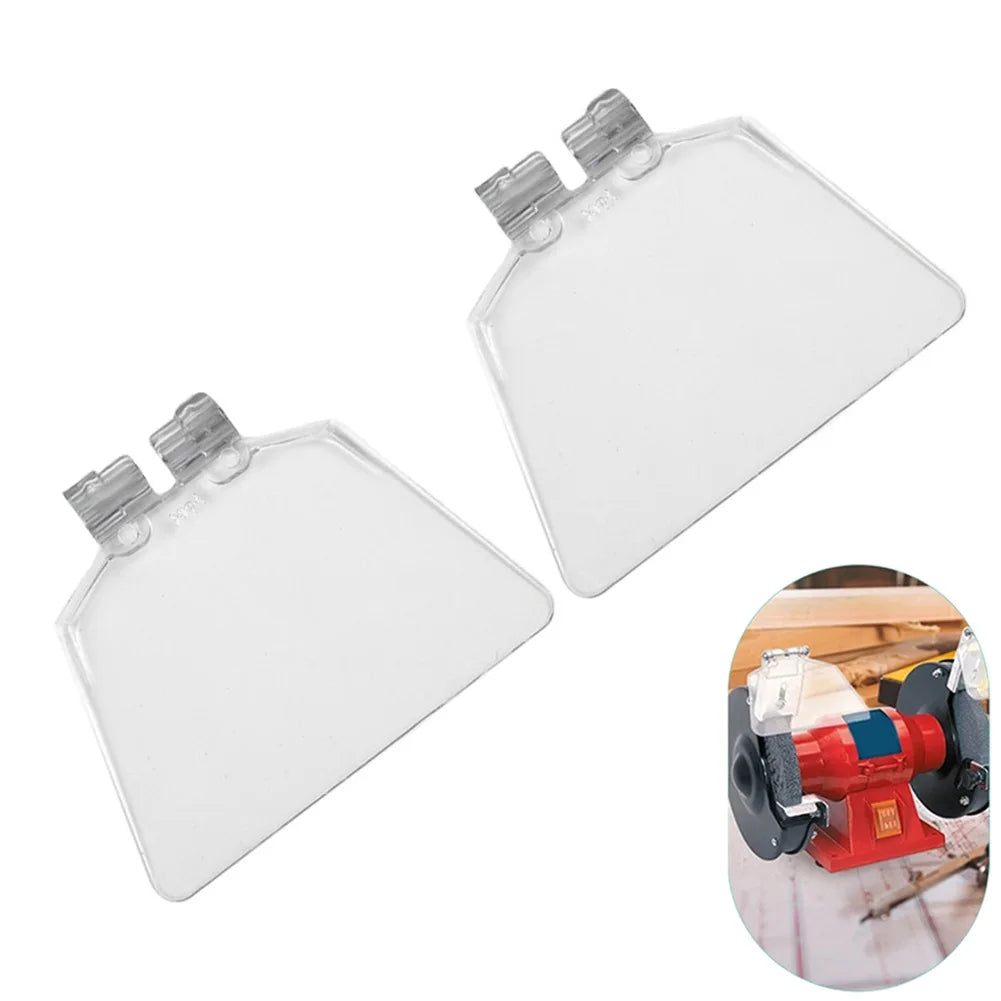 2 Pcs Bench Grinder Guards For Bench Type 125 Grinders Machine Power Tools Accessories Replacement Spare Parts