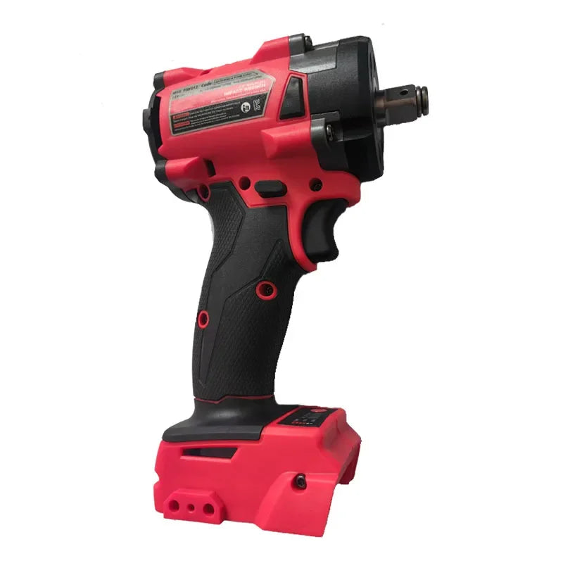 Brushless Impac Wrench 500N.m Electric Driver 1/2" Repair Cordless Screwdriver 4 Gears Power Tools for Milwaukee 18V Battery