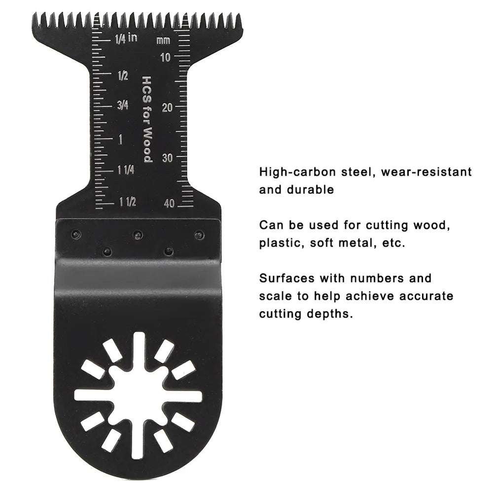 Saw Accessories  Oscillating Saw Blades Multifunctional Cutting Tool for Wood Plastic Soft Metal Wood Cutting Kit