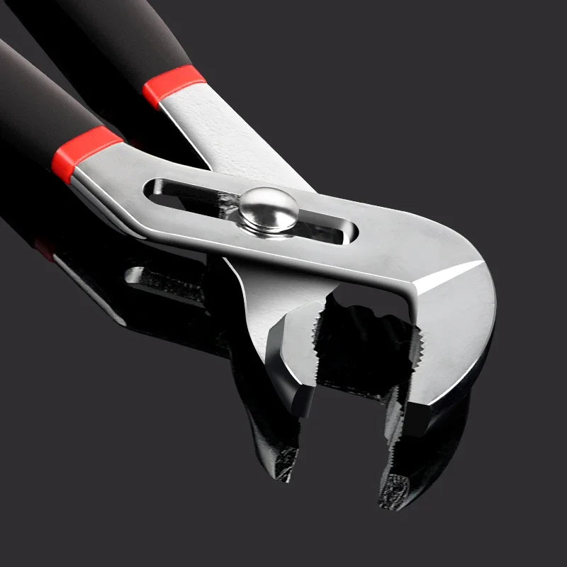Adjustable Water Pump Pliers Pipe Wrench 6/8/10/12 inch Multifunctional Quick Release Plier Joint Plumbing Jaw Groove Hand Tool