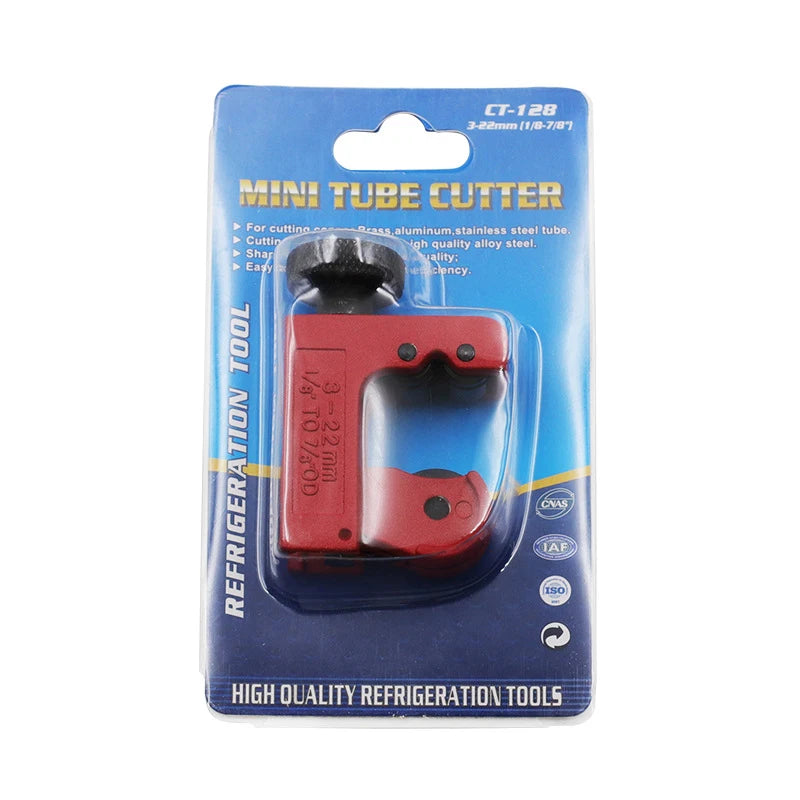 Metal Pipe Cutter Hand Cutting Tools Cut Copper Steel Aluminum Plumbing Tool 3-22mm Pipe Tubing Cutter Zinc Alloy