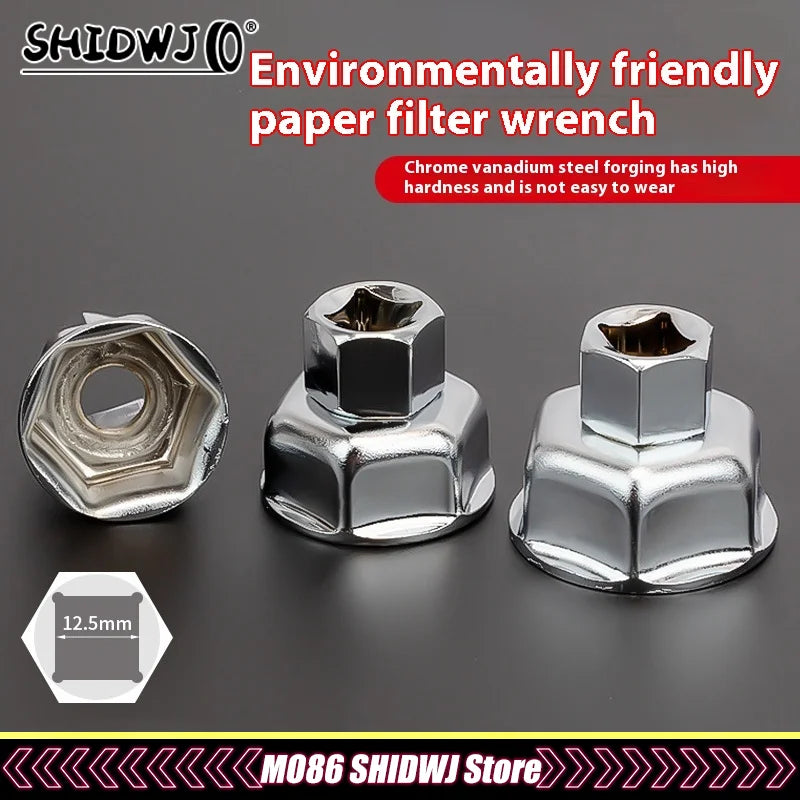27/32/36MM Socket Wrench Auto Car Oil Filter Wrench Socket Remover Tool Suitable For Most Car Models Oil Filter Caps