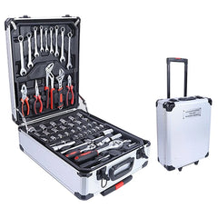 108pcs Hand Tool Set with Toolbox, Complete Home & Garage Toolkit with Ratchet, Wrenches, Sockets