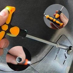 Screwdriver Set with T-shape Cross and Straight Slot Hexagon and Plum-shaped Heads for DIY Lovers Maintenance