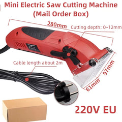 Mini Electric Circular Saw 110V/220V Multifunctional Cutter for Tile Metal Wood DIY Woodworking Power Tool