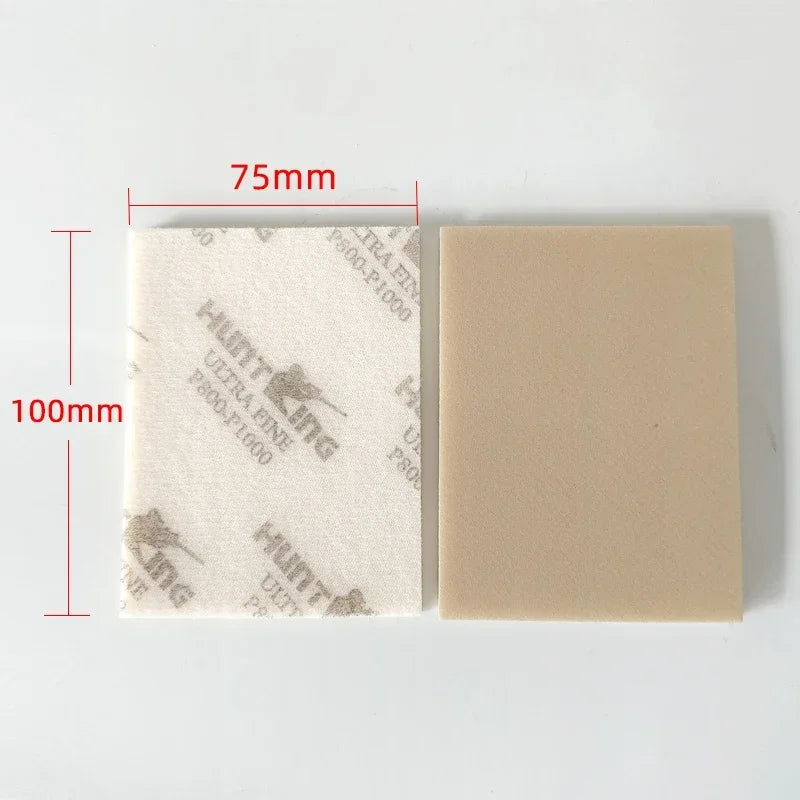 Sponge Sandpaper abrasive grinding 75*100mm Sanding Block Dry Polishing Car Bodywork Fine Coarse Grit Abrasive Tools400-3000grit